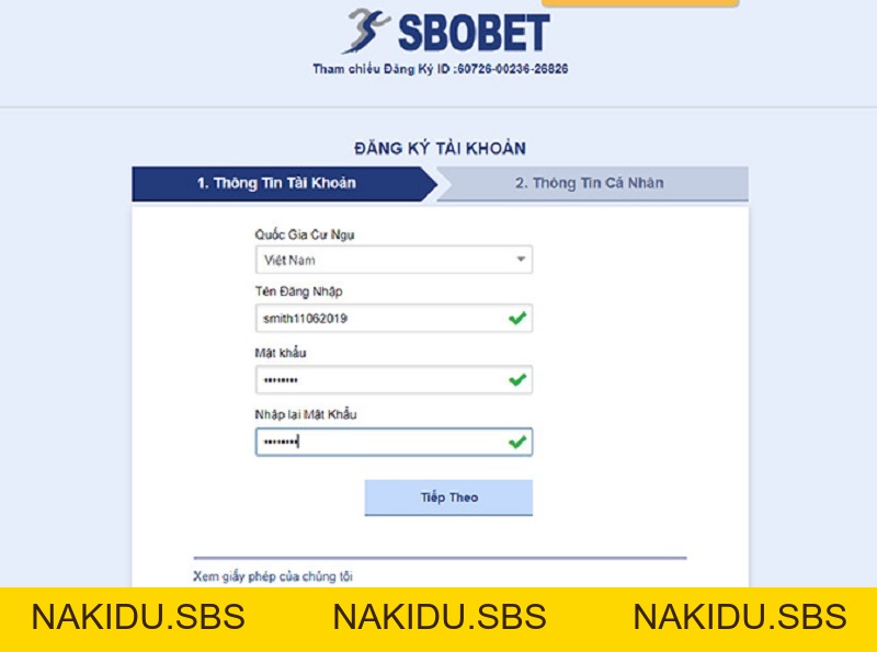 Hướng dẫn chơi cá cược tại nhà cái Sbobet - Nakidu
