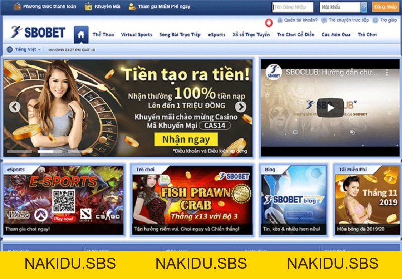 Giới thiệu về nhà cái Sbobet - Link mới nhất không bị chặn - Nakidu