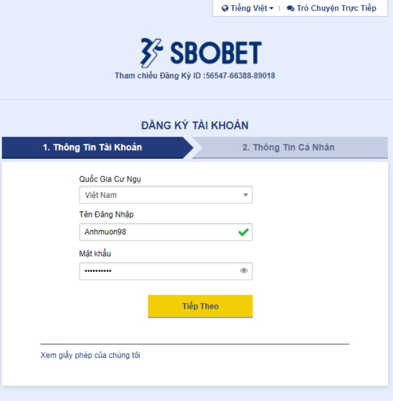 Đăng Ký Sbobet - Sbobet - Nakidu