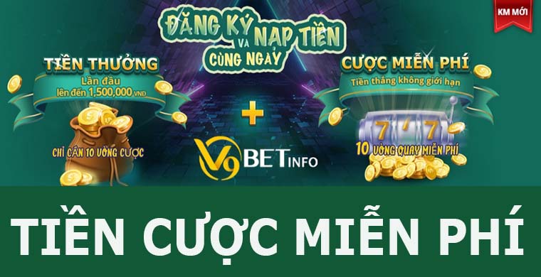 Làm sao để nhận tiền cược miễn phí tại nhà cái hiện nay - V9bet - Nakidu