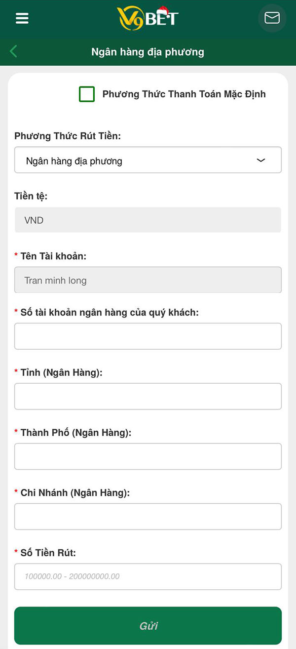Hướng dẫn cách rút tiền tại nhà cái V9bet chi tiết - Nakidu Hướng dẫn cách rút tiền tại nhà cái V9bet chi tiết - Nakidu
